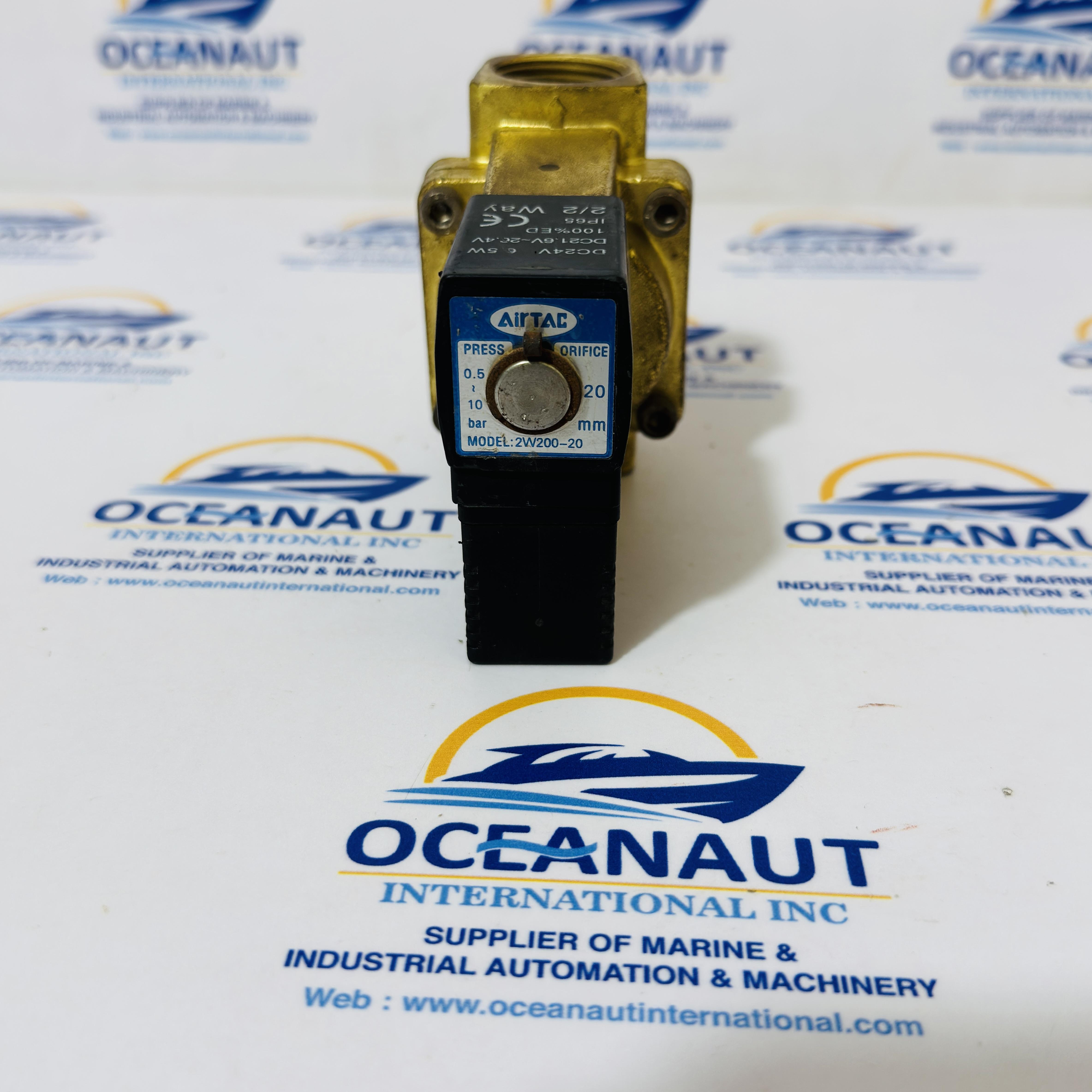 AIRTAC 2/2 WAY SOLENOID VALVE 2W200-20 / DC 24V