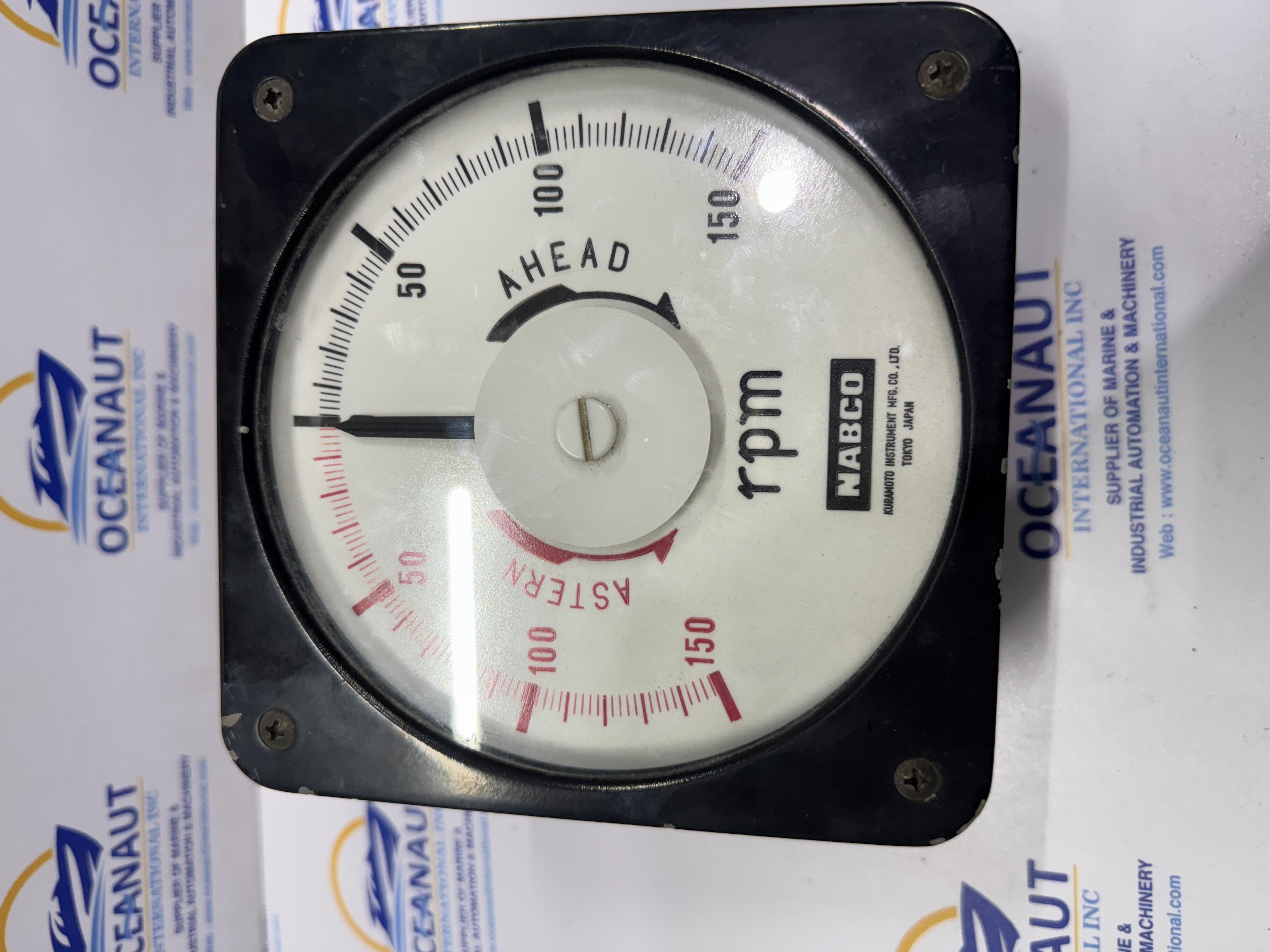 Nabco Ahead 150-0-150-Astern Rpm Meter