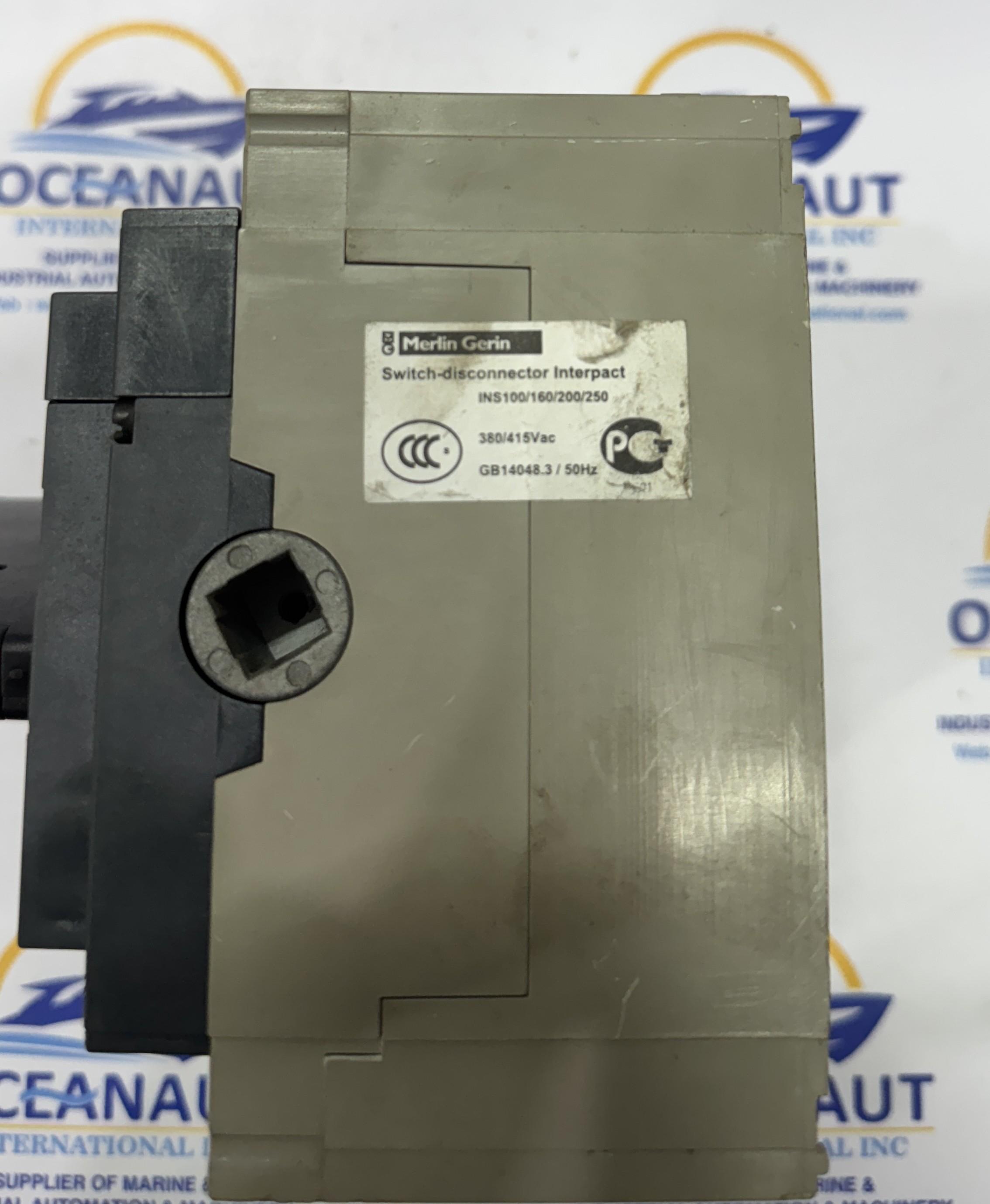 Schneider Electric INS250 4Poles 250 A - Switch Disconnector Compact w/Auxiliary