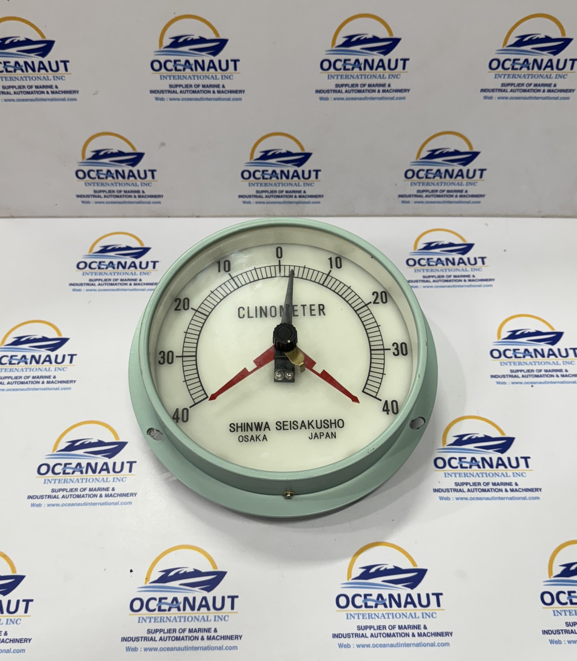 SHINWA SEISAKUSHO MARINE CLINOMETER OSAKA JAPAN TYPE CL.3PE