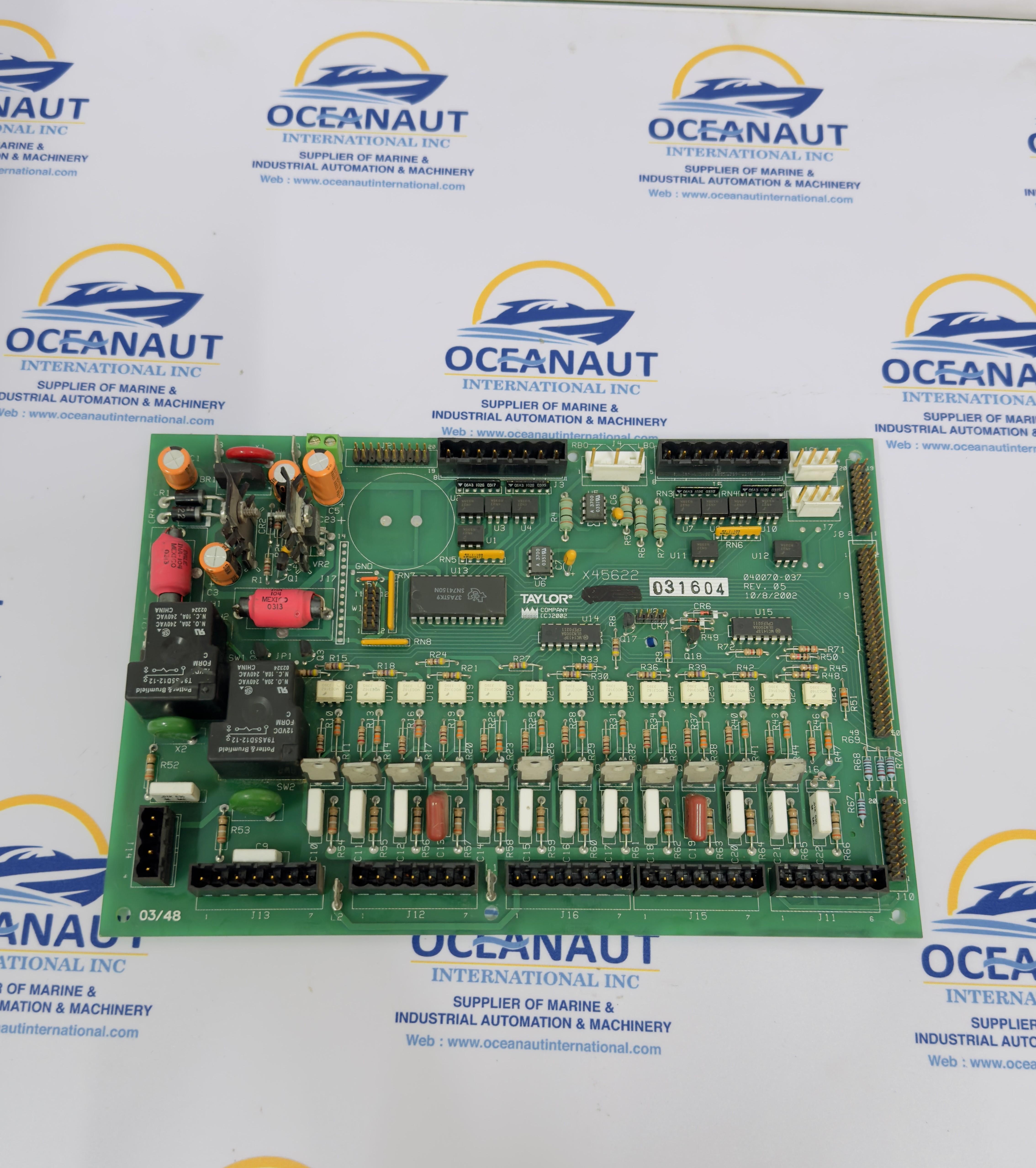 Taylor X45622 040070-037 Frozen Beverage Machine Interface Board PCB