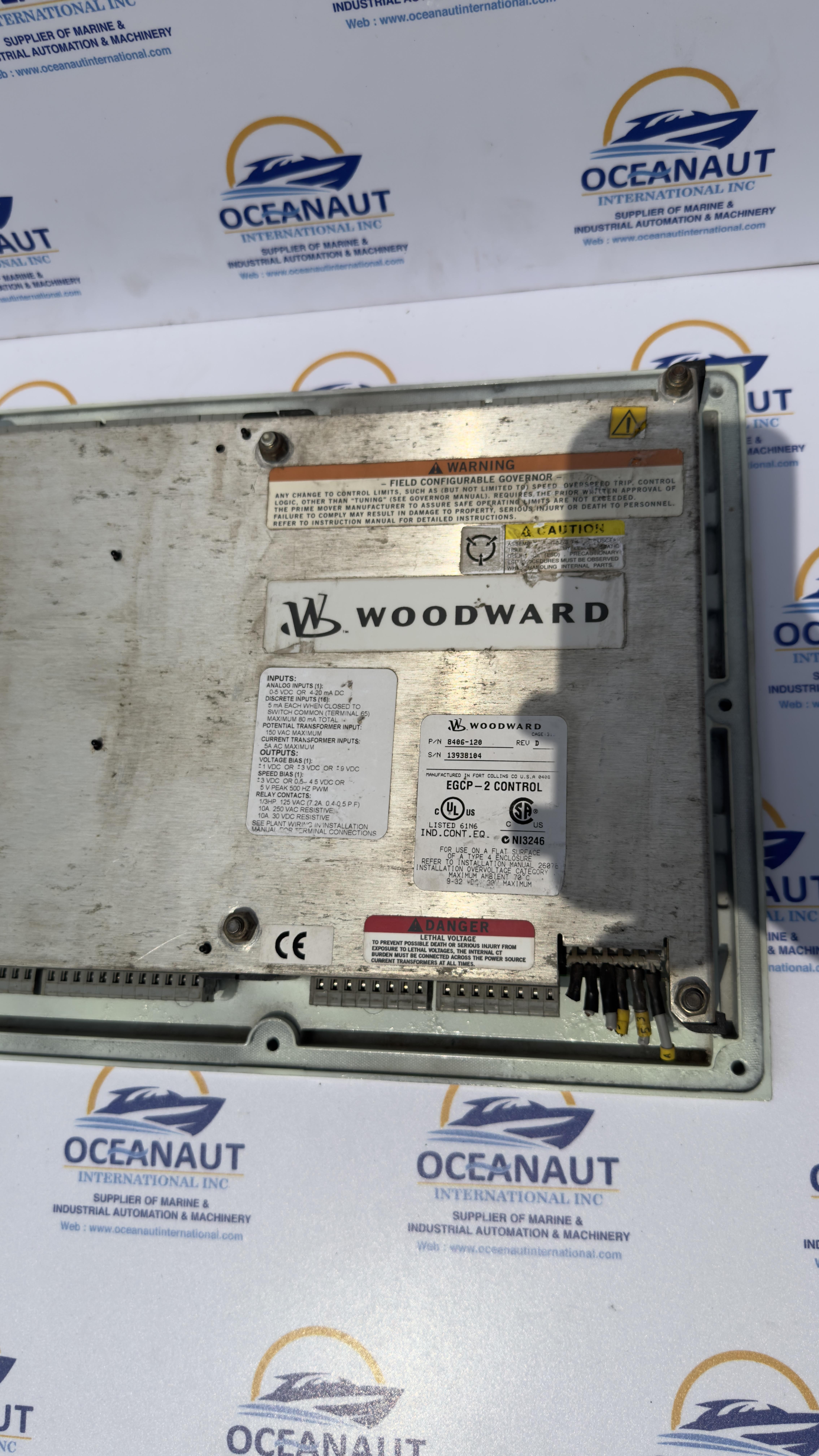Woodward Controller System, Digit Display  EGCP-2